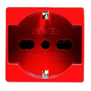 PRESA 2P+T 16A BIV.ST.ITALIANO/TED.