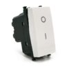 Interruttore bipolare compatibile Vimar Plana 602b bianco