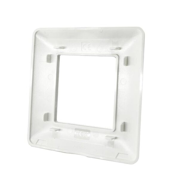 Placca 2 posti bianca tecnopolimero 5002-01 compatibile Bticino Matix - immagine 2