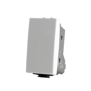 Pulsante unipolare (10a-250v) bianco 505b compatibile Bticino Matix