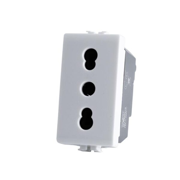 Presa bivalente (10a/16a-250v) compatibile Bticino Matix