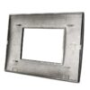 Placca 8003-2 3 posti nero tecnopolimero t1 rettangolare compatibile Bticino living - immagine 3