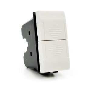 Doppio pulsante (10a-250v) 827b bianca t1 compatibile bticino Living