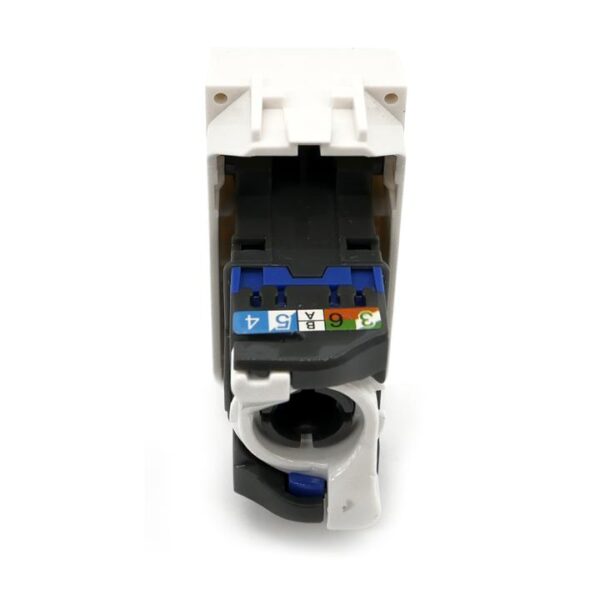 Connettore rete rj45 8 pin utp 823b bianca compatibile Bticino Living - immagine 3