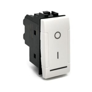 Interruttore bipolare 01 802b bianca compatibile Bticino Living