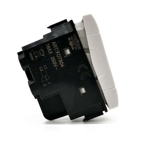 Invertitore unipolare (16a-250) bianco compatibile Bticino Living - immagine 2