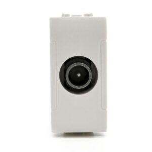 Presa tv passante 834b bianca compatibile Bticino Living