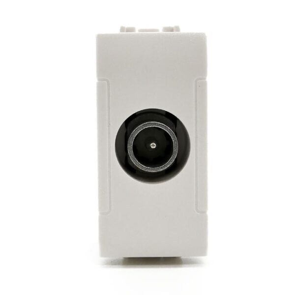 Presa tv passante 834b bianca compatibile Bticino Living