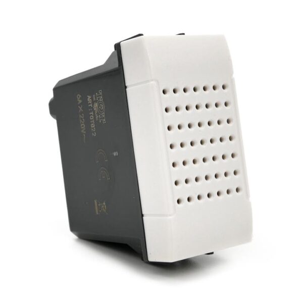 Ronzatore (6a-220v) 822b bianca compatibile Bticino Living