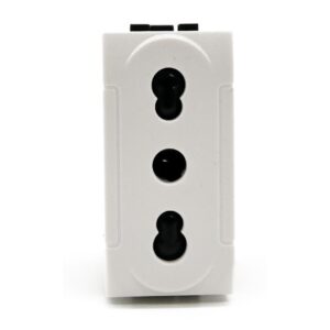 Presa bivalente (10a/16a-250v) 818b bianca Bticino Living