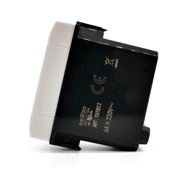 Ronzatore (6a-220v) 822b bianca compatibile Bticino Living - immagine 2