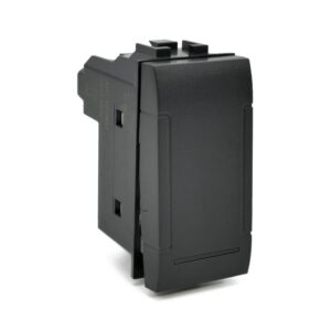 Interruttore unipolare (16a-250v) 801n nero compatibile Bticino Living