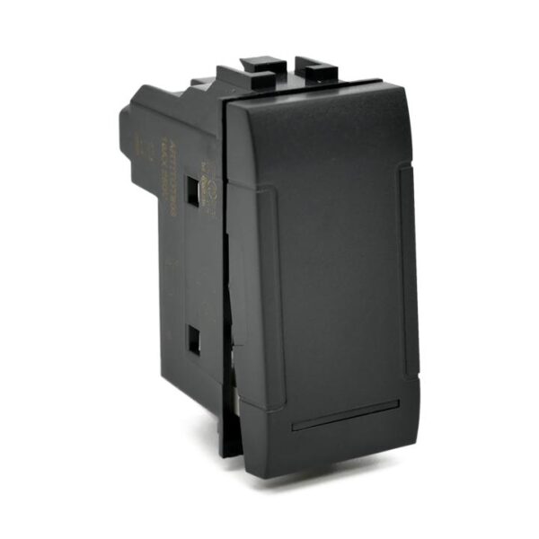 Deviatore unipolare (16a-250v) 803n nero t1 Bticino Living