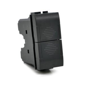 Doppio pulsante (10a-250v) 827n nero t1 compatibile bticino Living