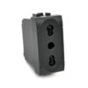Presa bivalente (10a/16a-250v) 818n nero Bticino Living