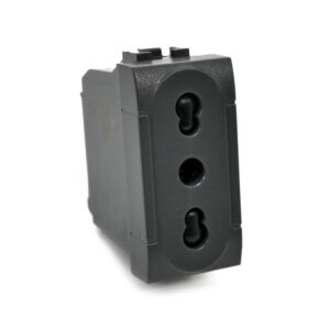 Presa bivalente (10a/16a-250v) 818n nero Bticino Living