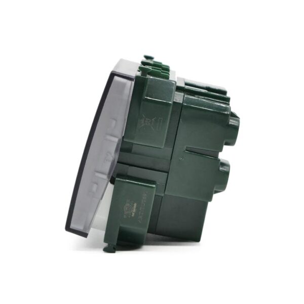 Pulsante per campanello chiaro compatibile con Vimar Plana t2 - immagine 2