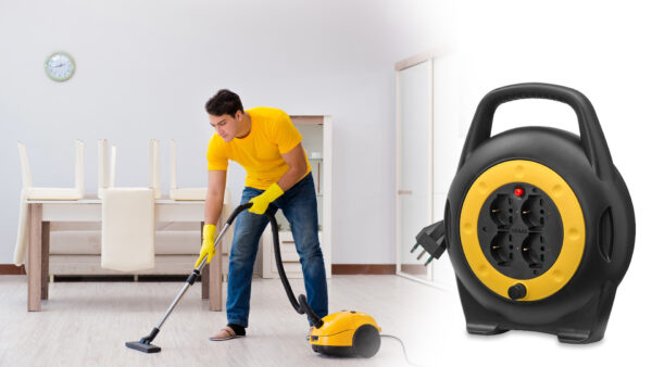VIMAR Avvolgicavo 16A 4 uscite universali 10m - 0P32714 - immagine 5