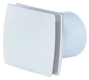 ASPIRATORI DECORATIVI Ø 120 150m³h BCO S QUADRATO BIANCO