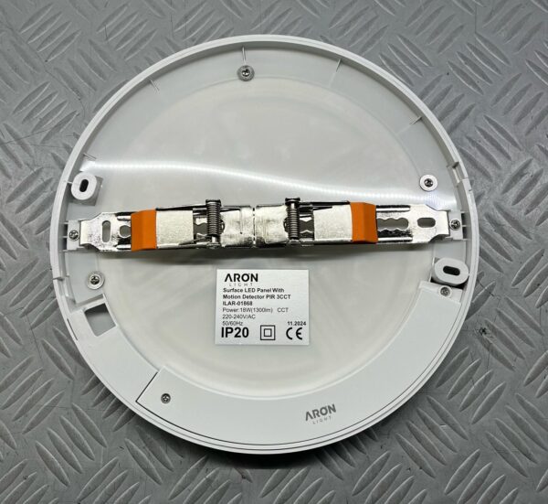 Aron light plafoniera pannello led ST482 con sensore di movimento 3cct - immagine 4