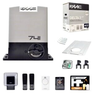 Faac Delta 3 Kit 741 230v Safe Automazione Cancelli Scorrevoli 900kg 105630445