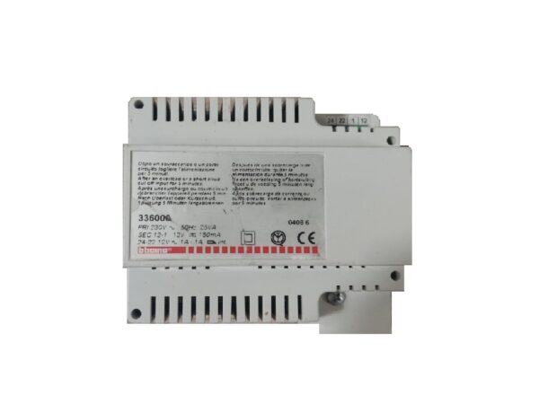Alimentatore per impianti 8 fili plurifamiliari intercom Bticino Terraneo 336000