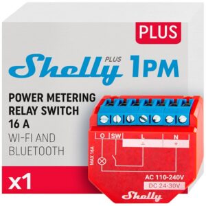INTERRUTTORE INTELLIGENTE SHELLY MISURATORE DI CONSUMO ELETTRICO
