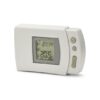 Cronotermostato digitale programmabile, caldo / freddo. Bianco montaggio anche su scatola 503