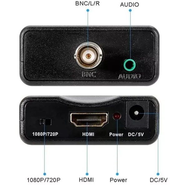 Convertitore video da BNC ad HDMI FULLHD 1080P - immagine 3