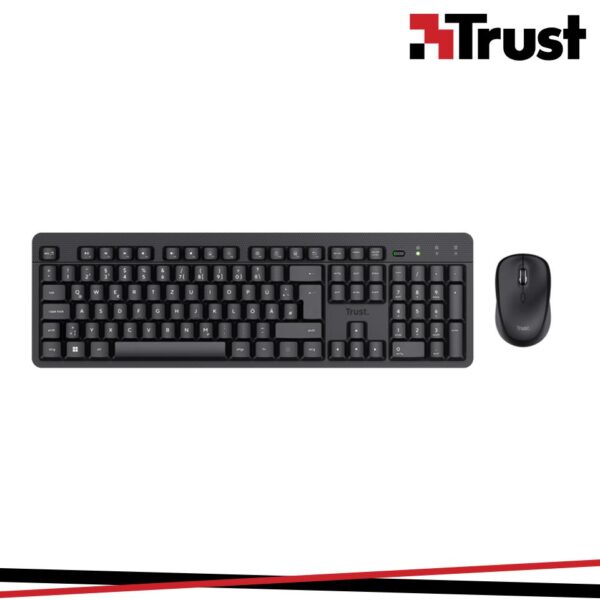 TRUST Tkm-360 wireless silent keyboard and mouse set - immagine 2