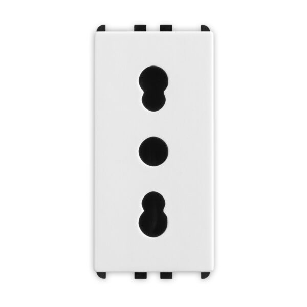 PIXIA Presa 2P+T 16A P17/11 White