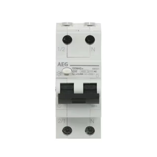 ELETTRA SRL AEG - AEGDDM45AC20/030 INT.DIFF.DDM+ 1+N 20A 4,5KA AC 2M 695199