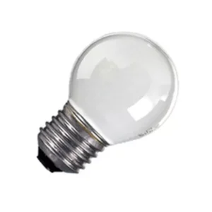 LEUCI LAMPADA PALLETTA PICCOLLA 230V 15W E27 SFERA OPACA ALOGENA