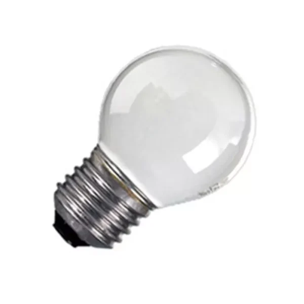 LEUCI LAMPADA PALLETTA PICCOLLA 230V 15W E27 SFERA OPACA ALOGENA