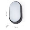 Velamp Applique led 14w 2 cornici intercambiabili ip54 tartaruga xl2 - immagine 6