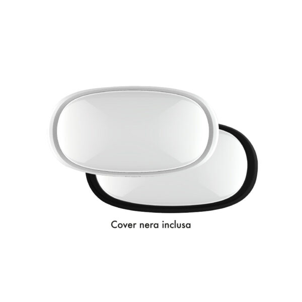POLIPLAST PLAFONIERA A LED OVALE 14W 1400LM IP54 TRICOLOR EMMA - immagine 2