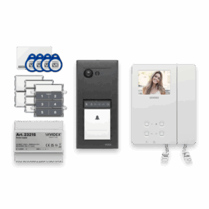 VIDEX Kit videocitofonico per sistema VX2300. Soluzione espandibile ERAKIT23B6286
