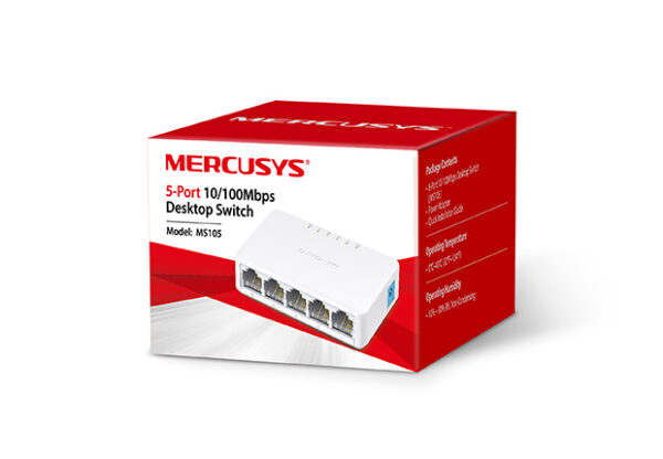 MERCUSYS Switch Desktop 5-Porte 10/100Mbps - immagine 2