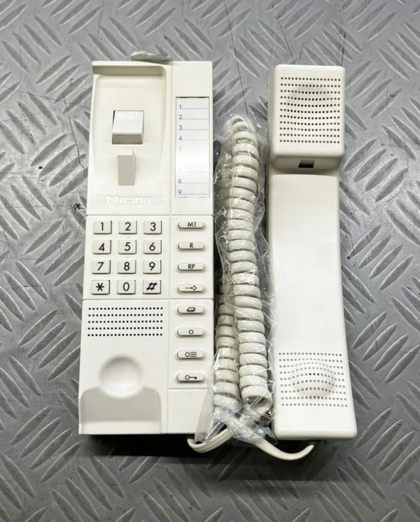 Telefono BTicino Terraneo Pivot 335022 bianco NUOVO SENZA SCATOLA - immagine 2