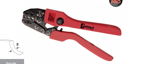 Pinza crimpatrice per capicorda isolati a scatto Da 0,25 6 mm2 250 mm - Fumasi