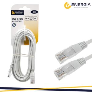 Energia cavo ethernet cat5e utp 5 metri