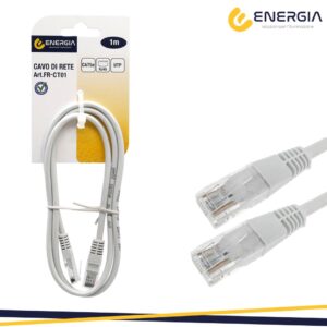 Energia cavo ethernet cat5e utp 1 metro