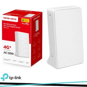 MERCUSYS Ac1200 wi-fi 4g+ lte router 867mbps 5ghz + cat6 300/50 mbps