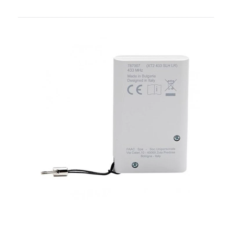 FAAC Telecomando 2 Canali Originale XT2 433Mhz Automazione Cancelli - immagine 2